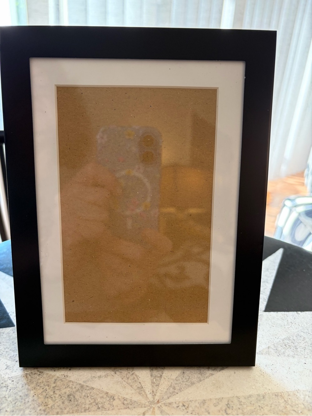 Bundle of 2 Photo Frames with White Mats for 4x6 Photos